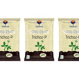 Utkarsh Trichoz-P (Trichoderma Viride 1.5% W.P.: 2 x 10^6 CFU/gm min.) for Plants, Crops and Home Gardening (3 Kg; Pack of 3 of 1 Kg) image 1