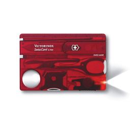 Victorinox SwissCard Classic - 13 Functions, DO-IT-YOURSELF Champion, Functional Companion that fits a wallet, LED, Red - 82 mm. image 2