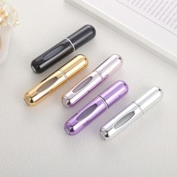 MAPPERZ Portable Mini Refillable Perfume Atomizer Bottle, Perfume Bottle, Refillable Perfume Spray, Scent Pump Case, Perfume Atomizer Refillable for Traveling & Outgoing, Random Color, PVC,Pack Of 1 image 3