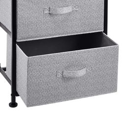 amazon basics Fabric 4-Drawer Storage Organizer Unit for Closet, Black image 4