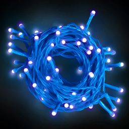 EcoLink StarGlow 9-Meter LED String Light for Decoration | 3-watt, Blue | Pack of 1 image 1