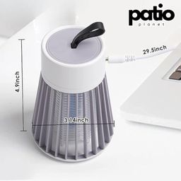 patio planet Eco Friendly Electronic LED Mosquito Killer Machine Trap Lamp, Theory Screen Protector Mosquito Killer lamp for USB Powered Electronic Mosquito Killer Bug Zappers (Bug Killer Lamp) image 4