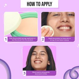 SUGAR POP Longwear Matte Compact | For Fair To Medium Skin Tone | Packed with Castor Oil & Vitamin E | UV Protection, Pore Minimizing | Medium Coverage | 9gm - 02 Beige image 5