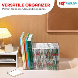 PRIME PICK Elegant Book Shelf - Perfect Book Organizer for Home Library - Sturdy Bookshelf for Books - Ideal Book Storage Solution for Living Room, Bedroom, or Office - Easy to Assemble Book Self image 4