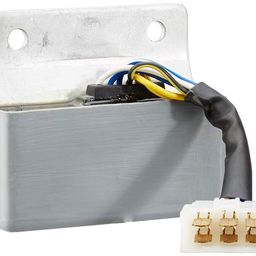 Uno Minda RR1012 Regulator Rectifier UNITGREY CASE6 PIN FLAT WHITE COUPLER For BAJAJ DISCOVER 125 SS O/M / 135 image 2
