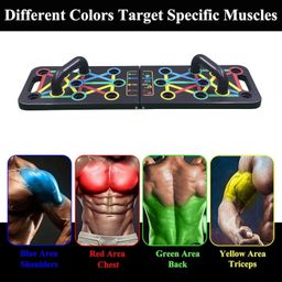 ElectroSky 15 In 1 Pushup Board: Premium Gym Equipment for Home Workout, Versatile Pushup Stand, Ideal Home Gym Equipment for Strength Training and Fitness image 3