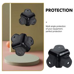heallily Speaker Corner Protectors Right Angle Corner Protector for Cabinet Guitar Amplifier Speaker with Mounting Screws 1 Set image 5
