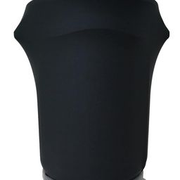 st spandex table linens SPANDEX & TABLE LINENS Spandex Stretch Trash CAN Cover 32 Gallon Round with Open Bottom for Wheels, Black image 5