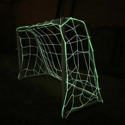 Enakshi (LABEL) Creations Luminous Soccer Goal Net Portable Soccer Replacement for Game Practice Beach L image 5