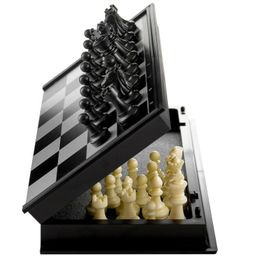 Storio Magnetic Chessboard Game Set with Folding Travel Friendly Portable Storage Case Chess Board Set with 2 Players Toys for Kids and Adults image 3