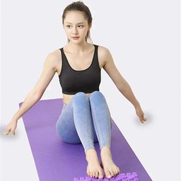 FirstFit Professional Long Acupressure Grid Design Soft and Durable Foam Roller (13" X 5" Inch) Size image 2