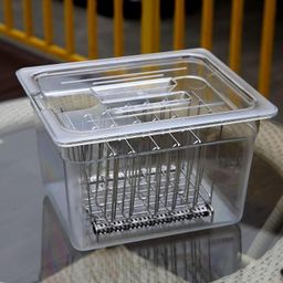 calandis Sous Vide Container with Lid and Racks Kit Easy to Use Slow Cooker Container | Cookers & Steamers | Small Kitchen Appliances | Kitchen, Dining & Bar image 3