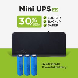 multybyte 12V Mini UPS for Wi-Fi Routers | Up to 5 Hours Backup | Smart Power Protection | Universal Compatibility | Fast Setup | Compact Design, Black, Compact, Plastic image 4