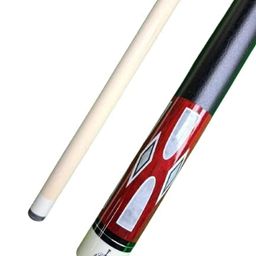 JBB Pool Cue Stick with Carry Cue Case, Half-Joint, 12mm, Red image 4