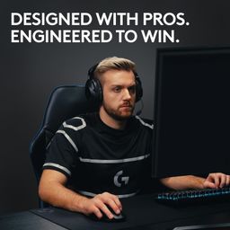 Logitech G PRO X Superlight 2 Lightspeed Wireless Gaming Mouse, Lightweight, LIGHTFORCE Hybrid Switches, Hero 2 Sensor, 32,000 DPI, 5 Programmable Buttons, USB-C Charging, PC & Mac - Black image 2