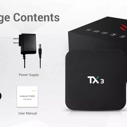 ajuk 8K AMLOGIC -S905X3 64 Bit Quad Core ARM Cortex A55 CPU Android Mini PC Box with Android 9, 4GB RAM, 64GB ROM, Dual WiFi 2.4/5 Ghz, BT5 (Black1) image 2