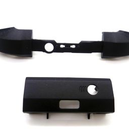 Lb Rb Bumper Button Home Guide Surround Replacement Compatible with Xbox Series S Controller Black (2pcs) image 2