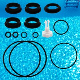 NipponAsia 25013 Replacement Repair Set，Replace for Intex Compatible with Sand Filter Pumps, Air Release Valve and O Rings image 2