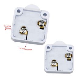 NEXT GEEK Wardrobe switch Cabinet Lamp Switch Automatic Door Switch Push to off White - Pack of 4 (2 Year warranty) image 4