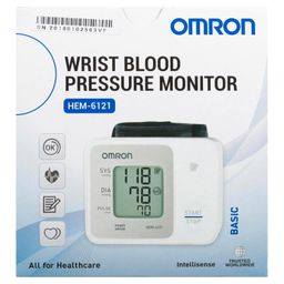 Omron HEM 6161 Fully Automatic Wrist Blood Pressure Monitor with Intellisense Technology, Cuff Wrapping Guide and Irregular Heartbeat Detection for Most Accurate Measurement (White) image 3