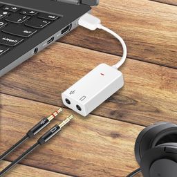 iduino USB Sound Card Adapter 7.1 Channel External Audio Adapter Stereo Sound Card Converter 3.5mm AUX Microphone Jackfor Windows, MAC, Linux, PC,Laptop, Desktops image 5