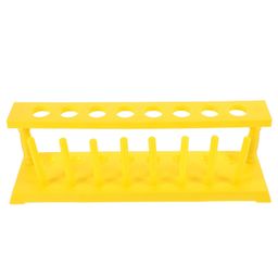 iplusmile Test Tube Rack Test Tube Holder Drying Rack with 8 Slots and 8 Drying Poles Lab Stand Rack for Classroom Laboratory image 1