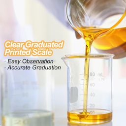 Bello Borosilicate 3.3 Glass Beaker 5 ml, 10ml, 25 ml, 50 ml, 100 ml, 250 ml, 500 ml with Graduation Marks, Beakers Pack of 7 for perfume making Cosmetics collage chemistry lab laboratory image 5