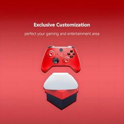 Azoth Xbox Wireless Controller Stand, Premium Gaming Controller Dock, Universal Display Holder, White (Black) image 4