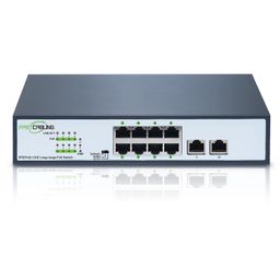 fastcabling 1500ft 8 Port Long Range PoE+ Switch, PoE Extension with Continuous Run of cat5e/cat6, Fast Ethernet 10/100Mbps, 30W IEEE802.3at/af image 1