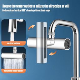 Oligitdi Tap Extender For Kitchen Sink 720° Rotatable Splash Filter Faucet Sprayer Attachment with 4 Modes Flexible Kitchen Tap Extension Faucet Nozzle and Universal Connector kitchen Accessories image 2