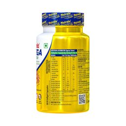 NUTRELA Patanjali 1500 mg Omega 3 6 7 9 for Men & Women - 60 Veg Softgel | Strength Supplement for Muscle, Bone, Heart, Eye, Skin & Brain with EPA 200mg & DHA 150mg image 5