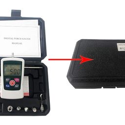 hfbte Digital Force Meter Gauge Push Pull Gauge with Maximum Load Value 500N 50kg 110Lb 1800Oz image 5