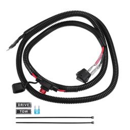 Hihaha 120cm Universal Automotive Switched Fuse Bypass Kit/Fuse Bypass Switch/Durable / 1 pcs Black image 1