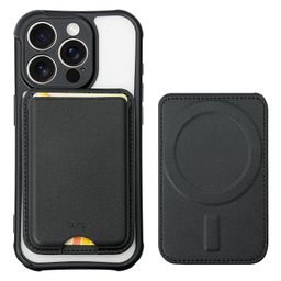 q qufex Qufex Premium Slim Magnetic Wallet with RFID Blocking, Ultra-Thin Design, Secure Card and Cash Holder for Easy Attachment and Detachment (Black) image 3