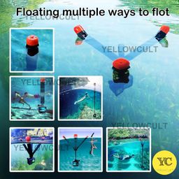 yellowcult 4-in-1 Floating Selfie Stick for GoPro Hero 13/12/11/10/9/8/7/6/5/4/3, Max, AKASO, Insta360, Fusion, Session, DJI OSMO- Floating Handle,Extendable Monopod,Hand Grip,Tripod Stand image 4