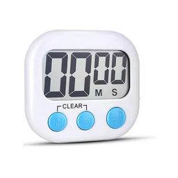 AKRIZA Digital Kitchen Timer & Stopwatch - Large Digit Countdown, Loud Alarm, Magnetic Back Stand Ideal for Cooking, Baking Stop Watch Timer for Study Table Accessories for Students image 1