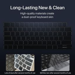 Oaky Keyboard Protector MacBook Pro 14"/16" M1/M2/M3/M4 Pro/Max Chip 2021-2024 Release [A3112 A3185 A3401 A2918 A2992 A2779 A2442 A2991 A2780 A24858] Keyboard Skin Guard - Translucent Grey image 4