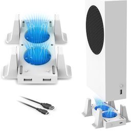 Vertical Stand with Cooling Fans Compatible with Xbox Series S Console, image 1