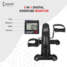 cockatoo Cocaktoo Pedal Exercise Cycle For Home,Pedal Exerciser for Low-Impact Workout, Adjustable Resistance and LCD Display, Ideal for Home or Office Use image 4