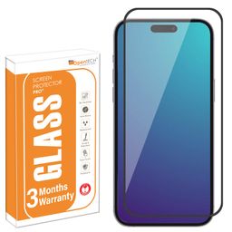 opentech OpenTech® Military-Grade Tempered Glass Screen Protector Compatible for iPhone 15 Plus/iPhone 16 Plus with Edge to Edge Coverage and Easy Installation kit (6.7 Inches) image 1