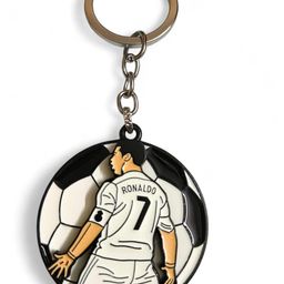 asha maven Pack of Football Spining Rotating Spinner Combo Set | Ronaldo keychain | Messi Keychain image 4