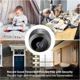 Geni V380 Pro: 1080p WiFi & Bluetooth Mini Camera with Smart Security Features Video Live View Smallest Home Security Camera with Motion Detection, Auto Night Vision, Cloud Storage Features image 4