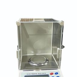 generic Analytical weighing balance with automatic internal calibration, dual mode, 0.01 mg and 0.1 mg capacity 220 grams, multiple wrighing units image 5