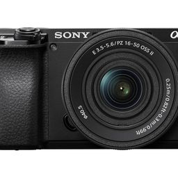 Sony New Alpha ILCE-6100K (Previously ILCE-6100L) with Upgraded SELP1650 (Ver 2) Power Zoom Lens | 24.2 MP | APS-C Sensor | Fast Auto Focus | 4K Vlogging Camera | Tiltable LCD – Black image 1