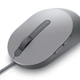 Dell MS3220 Wired Laser Mouse, up to 3200DPI, Lightweight, Ambidextrous with 2 Programmable Buttons - Titan Grey image 1