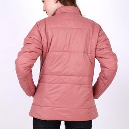 perf Women’s Reversible Jacket – 20-D Nylon Fabric, Two-Color Design, Pink & Light Grey, with Zippered Side Pockets image 5
