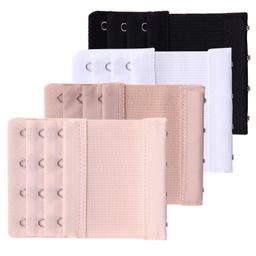 senkary 4 Pieces Bra Extenders 4 Hooks 3 Rows Elastic Bra Strap Extension for Women image 1
