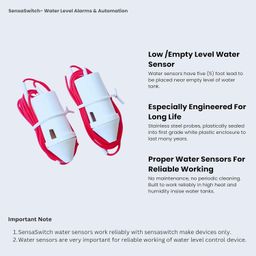sensaswitch Raw Water Sensor Set, Two Water Detector Probes for Low Level Alarm image 2