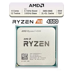 dspdvwow CPU Processor AMD Ryzen 5 4500 with Wraith Stealth Cooler R5 4000 Series CPU Processor 3.6GHz 6-Core 12-Thread 65W Socket AM4 Box Packaged image 3