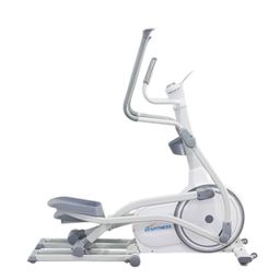 KFS FITNESS Elliptical Cross Trainer with App Connectivity, Dual-Rail System, 10Kg Flywheel, 32-Level Auto Tension, Max 135kg Load, 17" Stride, LED Console, BT Compatible with Fitness Apps - White image 1